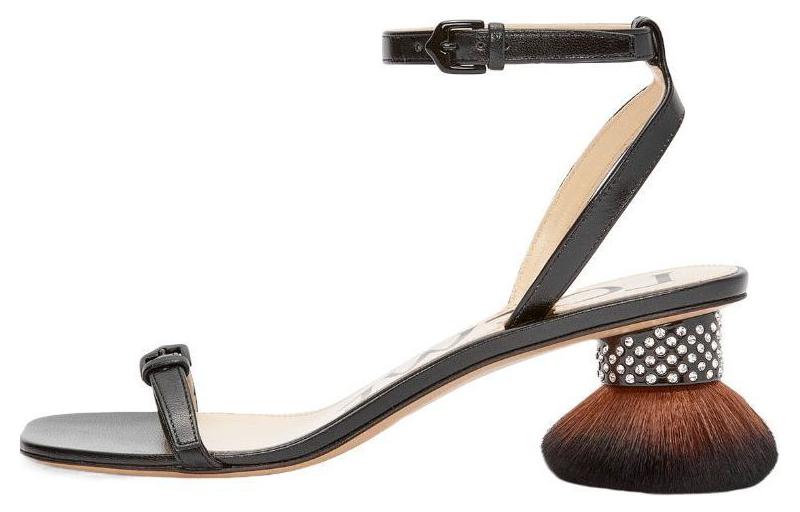 LOEWE Petal 55mm Leather Sandals