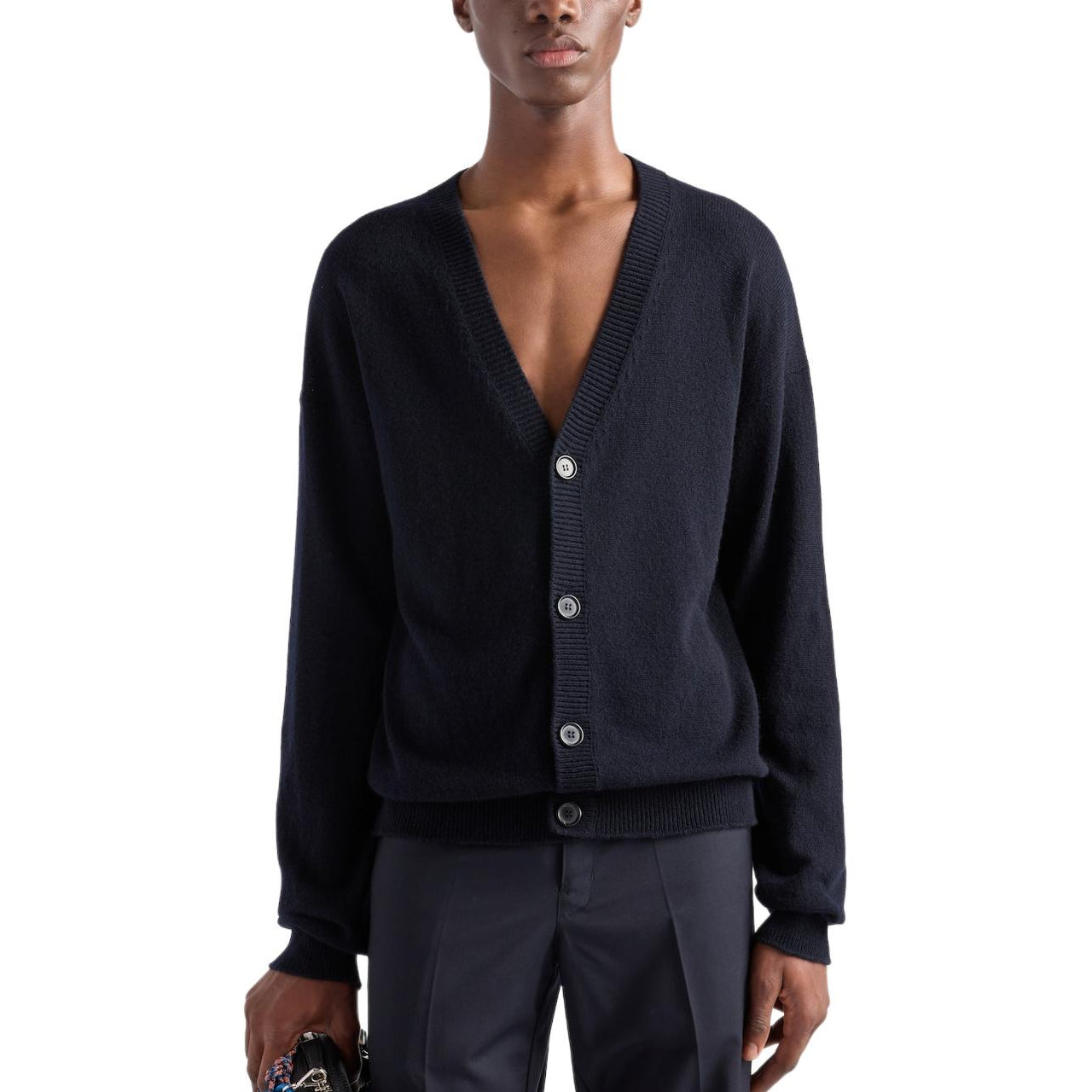 PRADA Cashmere Sweater Men's Blue