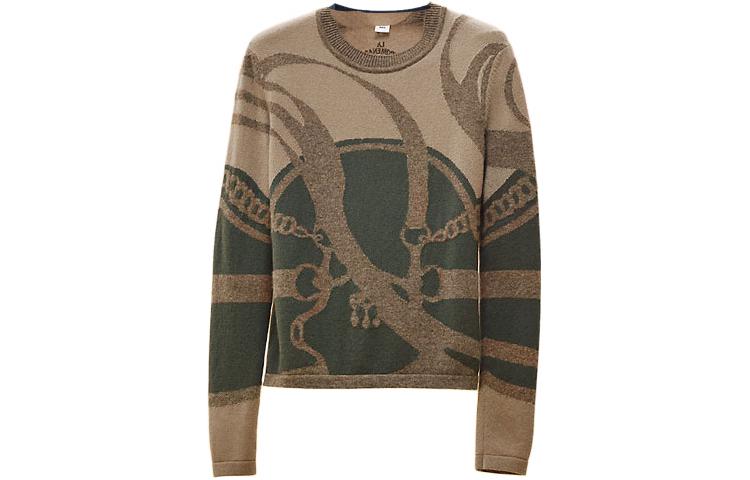 HERMES FW22 Sweater Women's Gobi Green