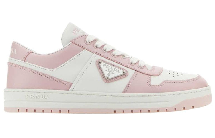 PRADA Prada Downtown Low-Top Skateboard Shoes Women's Pink White