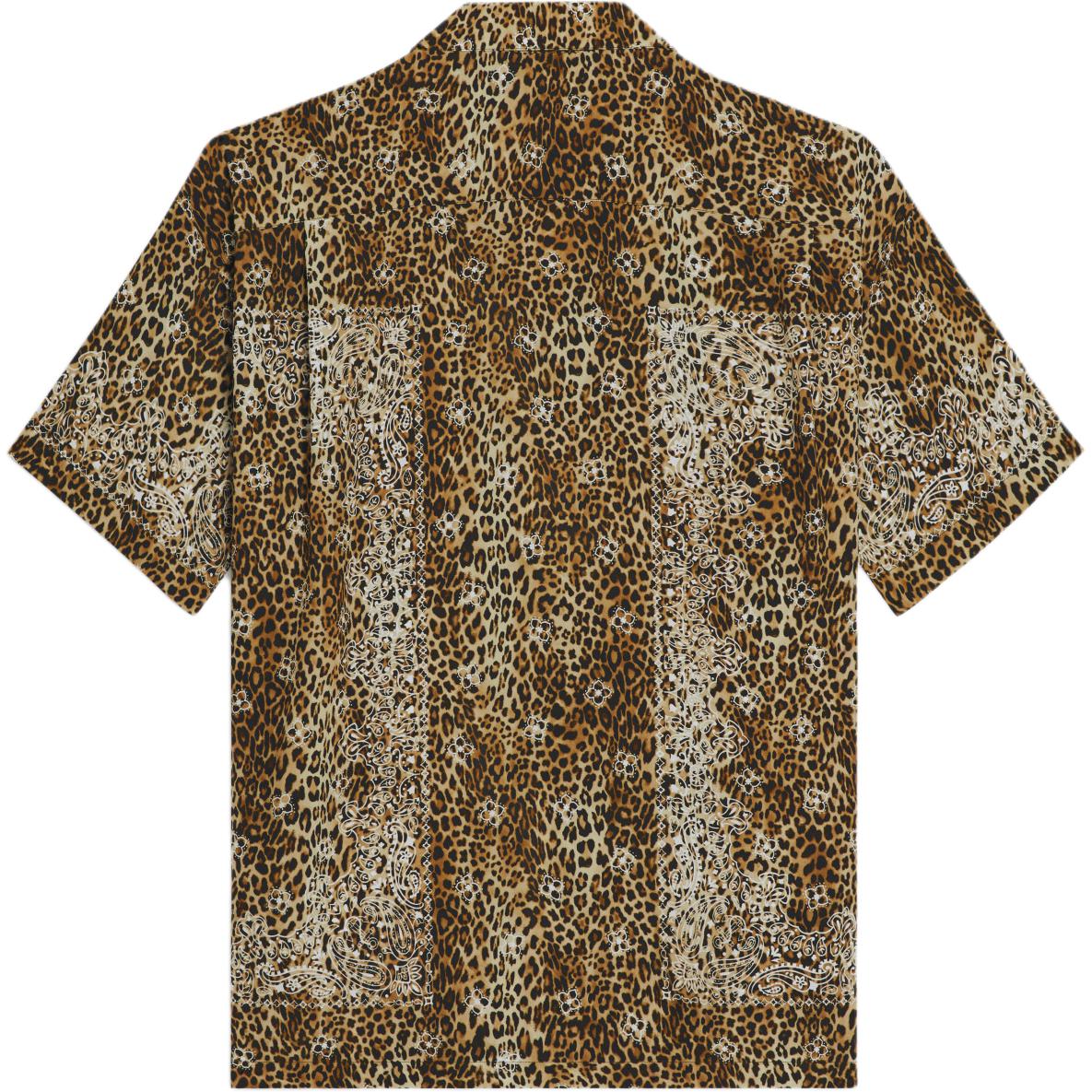 CELINE Leopard Printed Short Sleeved Shirt