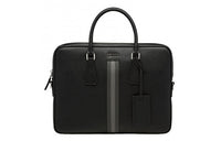 PRADA Saffiano Leather Briefcase Messenger Bag Crossbody Bags Handbags Men's Black