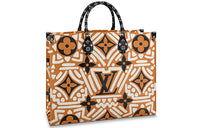 LOUIS VUITTON Crafty Onthego Gm Caramel/Cream