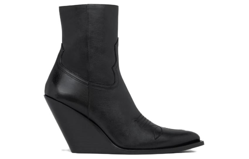 CELINE Ankle Boots Women's Black