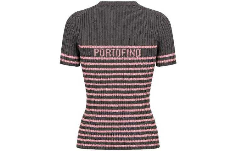 DIOR Crop Tops Women's Gray Pink