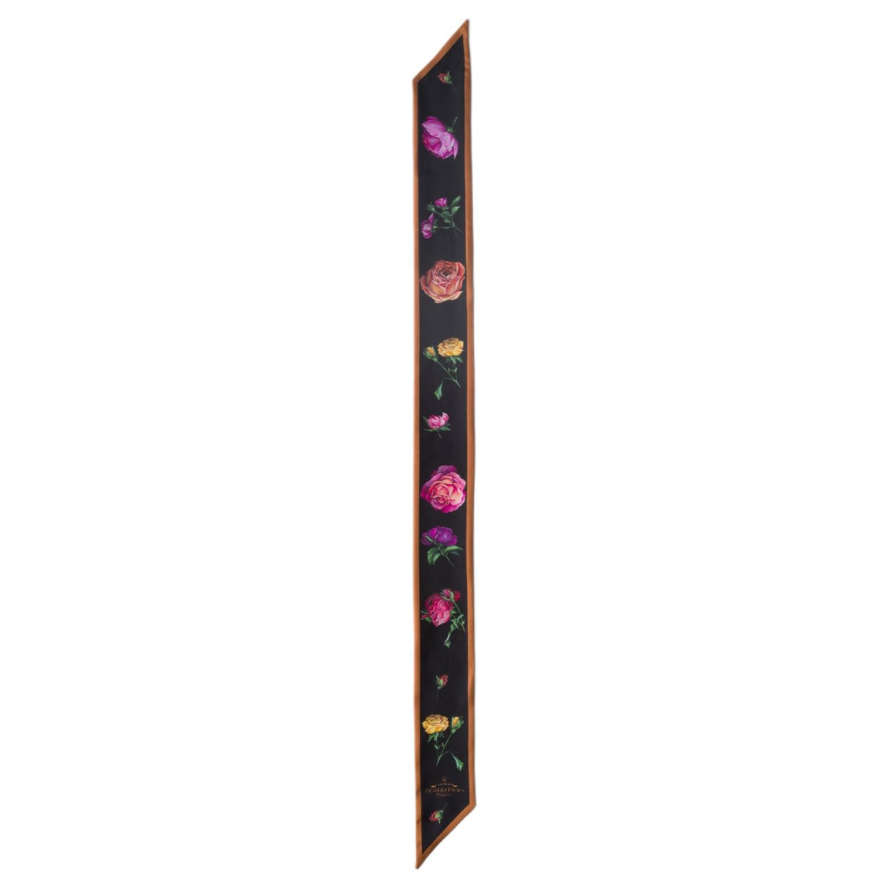 PRADA Fabric Silk Scarves Women's Black