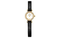 HERMES Faubourg Collection Wrist Watch Quartz Movement Genuine Leather Strap White Dial Women's Watch