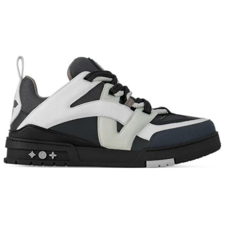 LOUIS VUITTON Skate Low Sneakers Black White