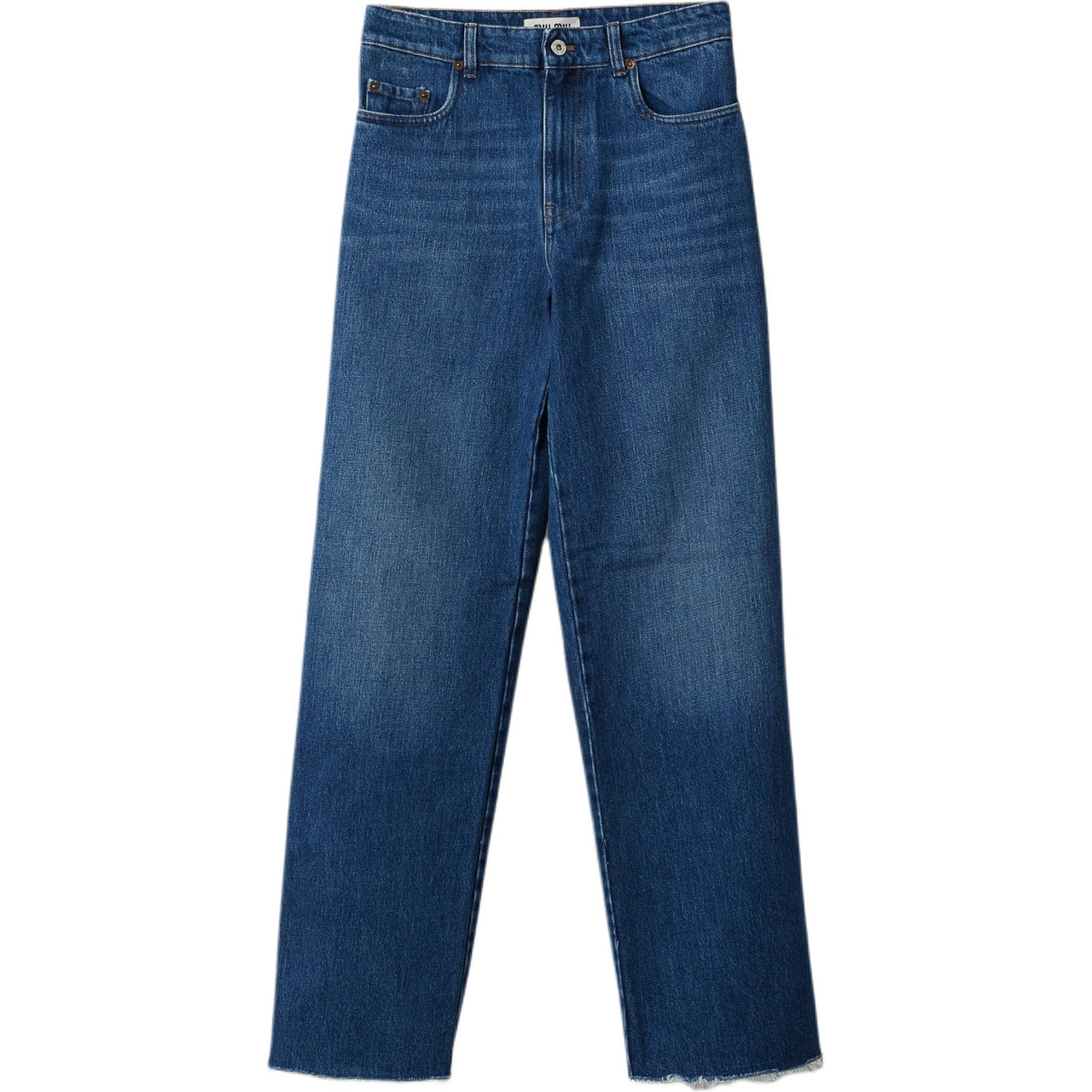 MIU MIU Five pocket Straight leg Jeans