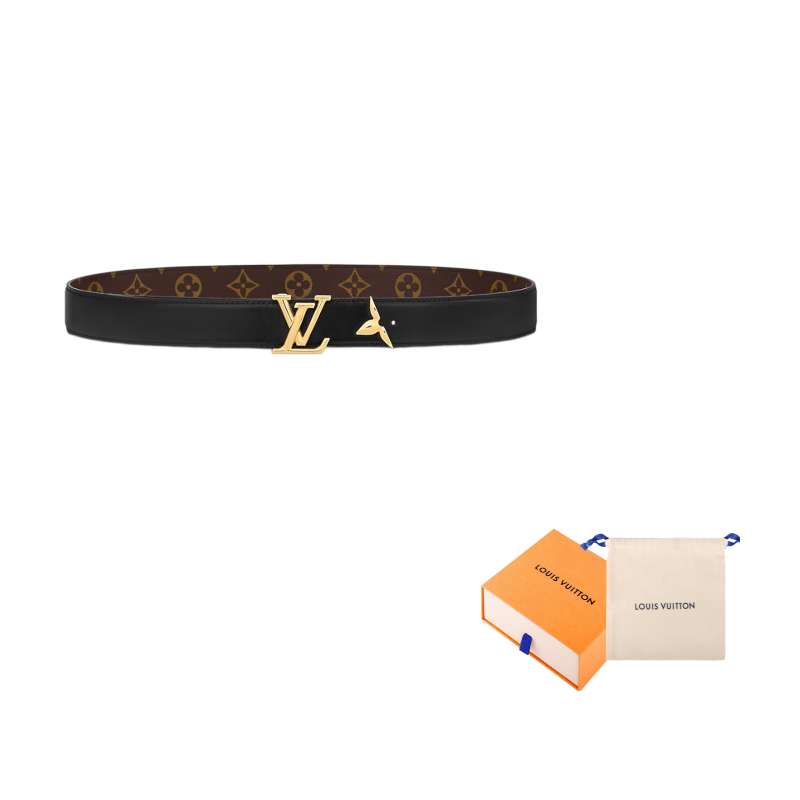 LOUIS VUITTON M8233W Pretty Lv 30mm Reversible Belt