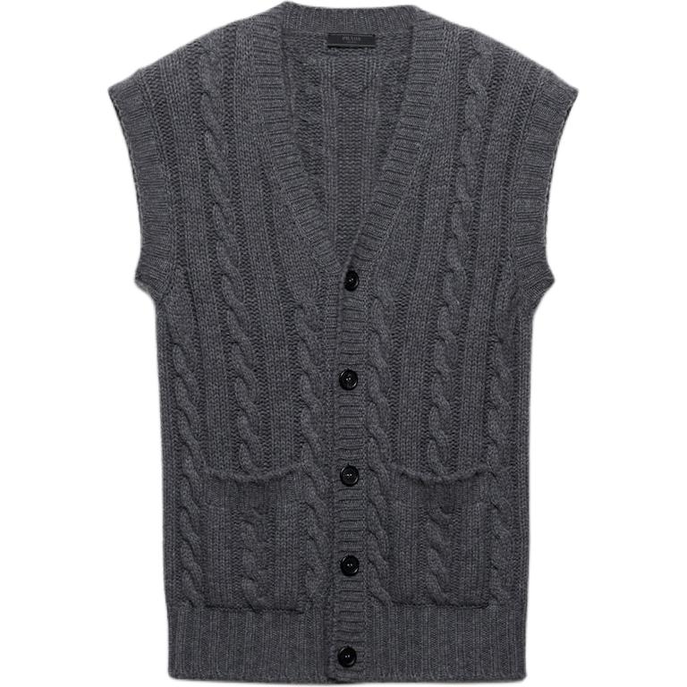 PRADA Cashmere V-neck Vest