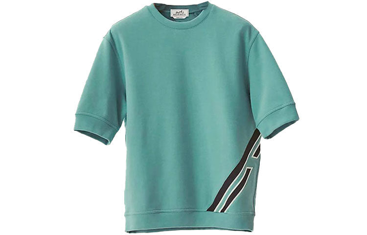 HERMES T-Shirt Men's Porcelain Blue