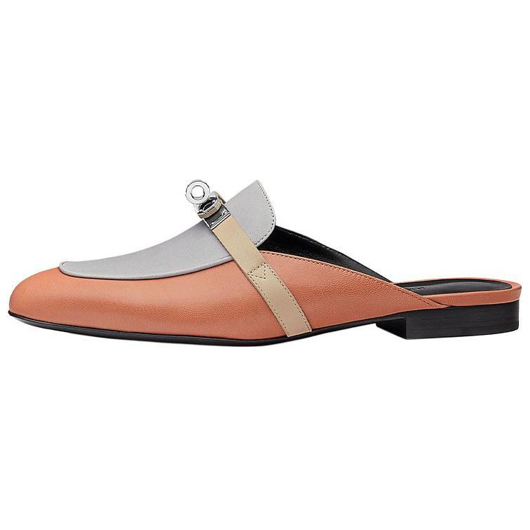 HERMES Oz Women's Casual Shoes Women's Gray Orange