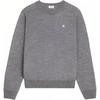 CELINE Triomphe Crew Neck Wool Sweater