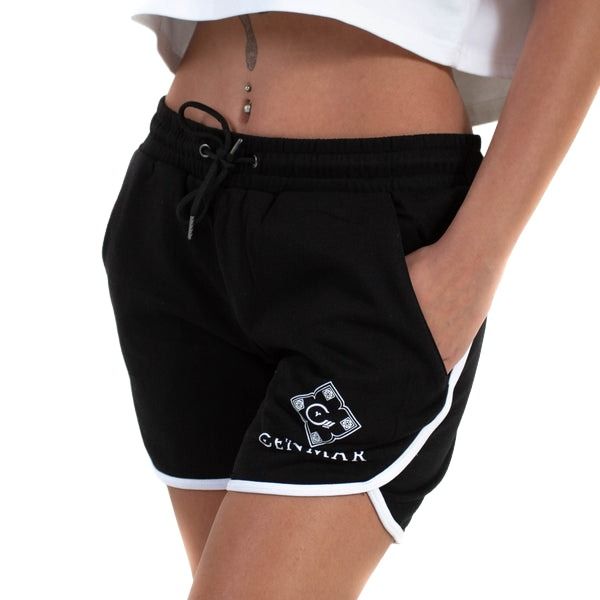 (WMNS) House of Cenmar Short with White Outline 'Black' HOC-SS3