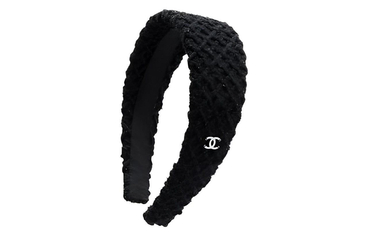 CHANEL Headbands Women's Black