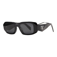 PRADA Plate Frame Metal Enamel Rectangular Sunglasses Women's Multicolor