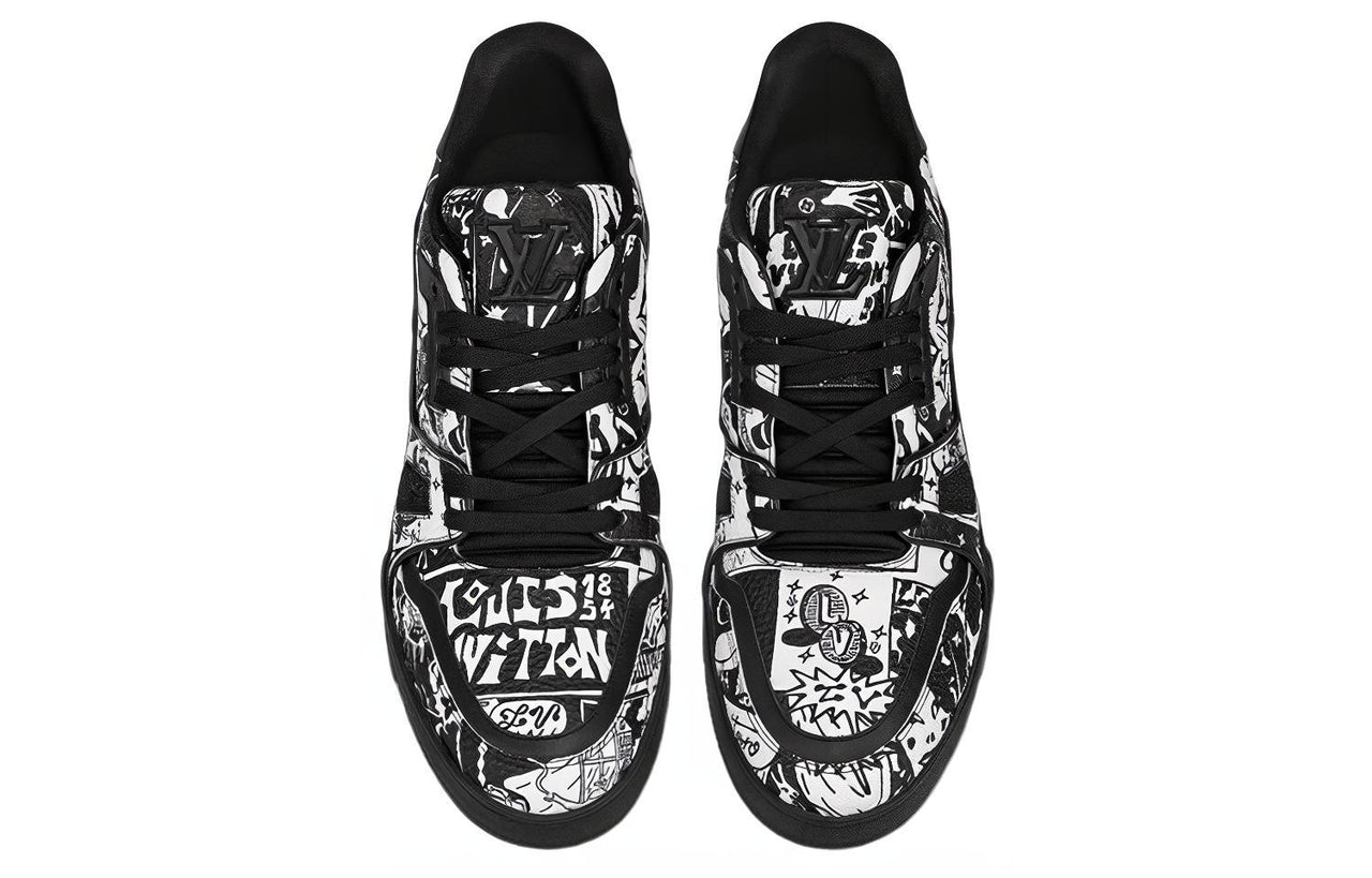 LOUIS VUITTON Lv Trainer Sneakers 'Comic Black White'