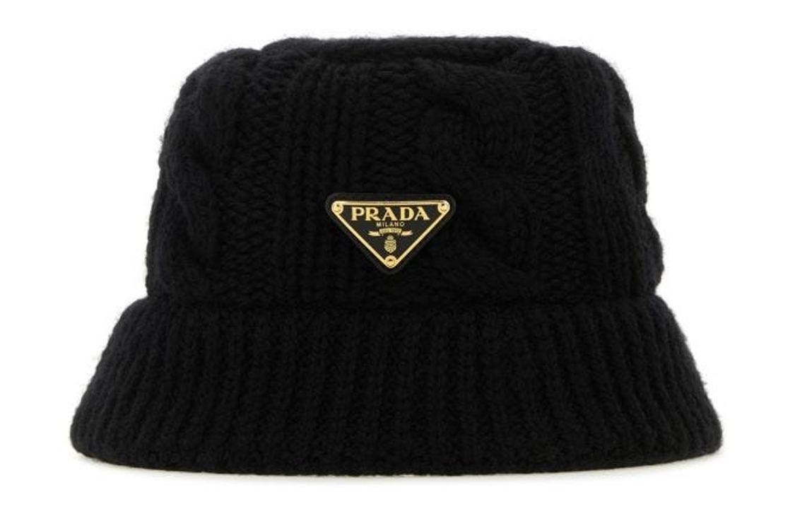 PRADA Cable-Knit Bucket Hat