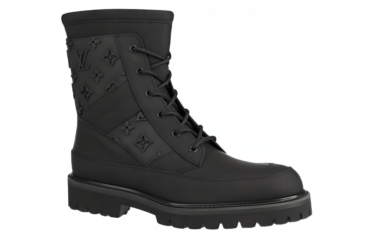 LOUIS VUITTON Landscape Boots 'Black Monogram' 1A7P81