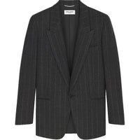 SAINT LAURENT Business Suits Men Dark Gray