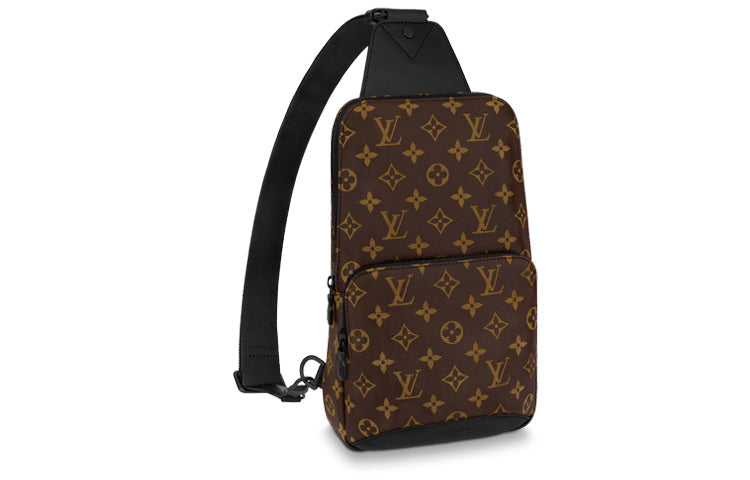 LOUIS VUITTON Avenue Sling Bag Monogram Macassar Brown