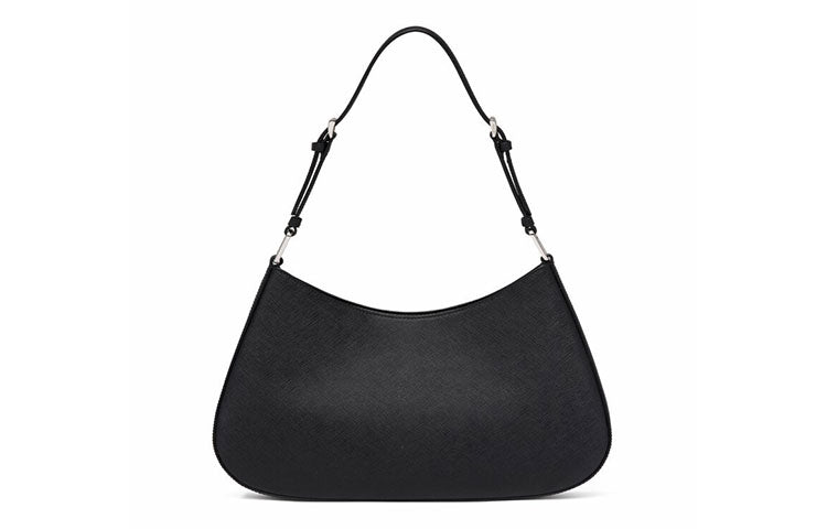 PRADA Leather Shoulder Bag, Handbag, Shoulder Bag Women's Black