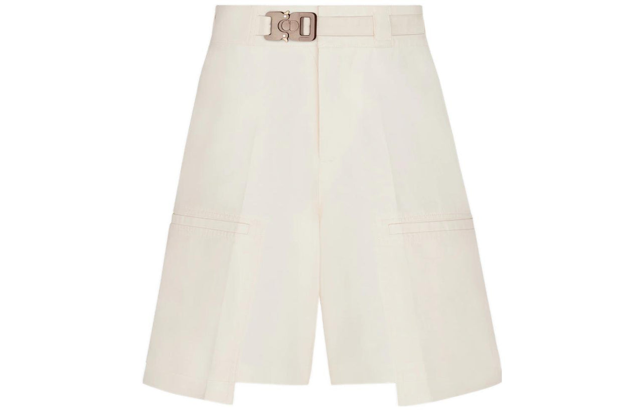 DIOR SS22 Cargo Shorts Men's Ecru