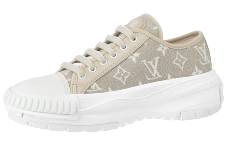 LOUIS VUITTON Squad Sneakers 'Beige Monogram' Women's