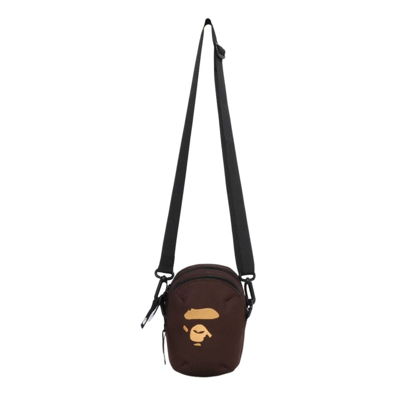 A Bathing Ape Ape Head Camera Pouch M Travel 'Brown' 0ZXBGMX00490QBWX
