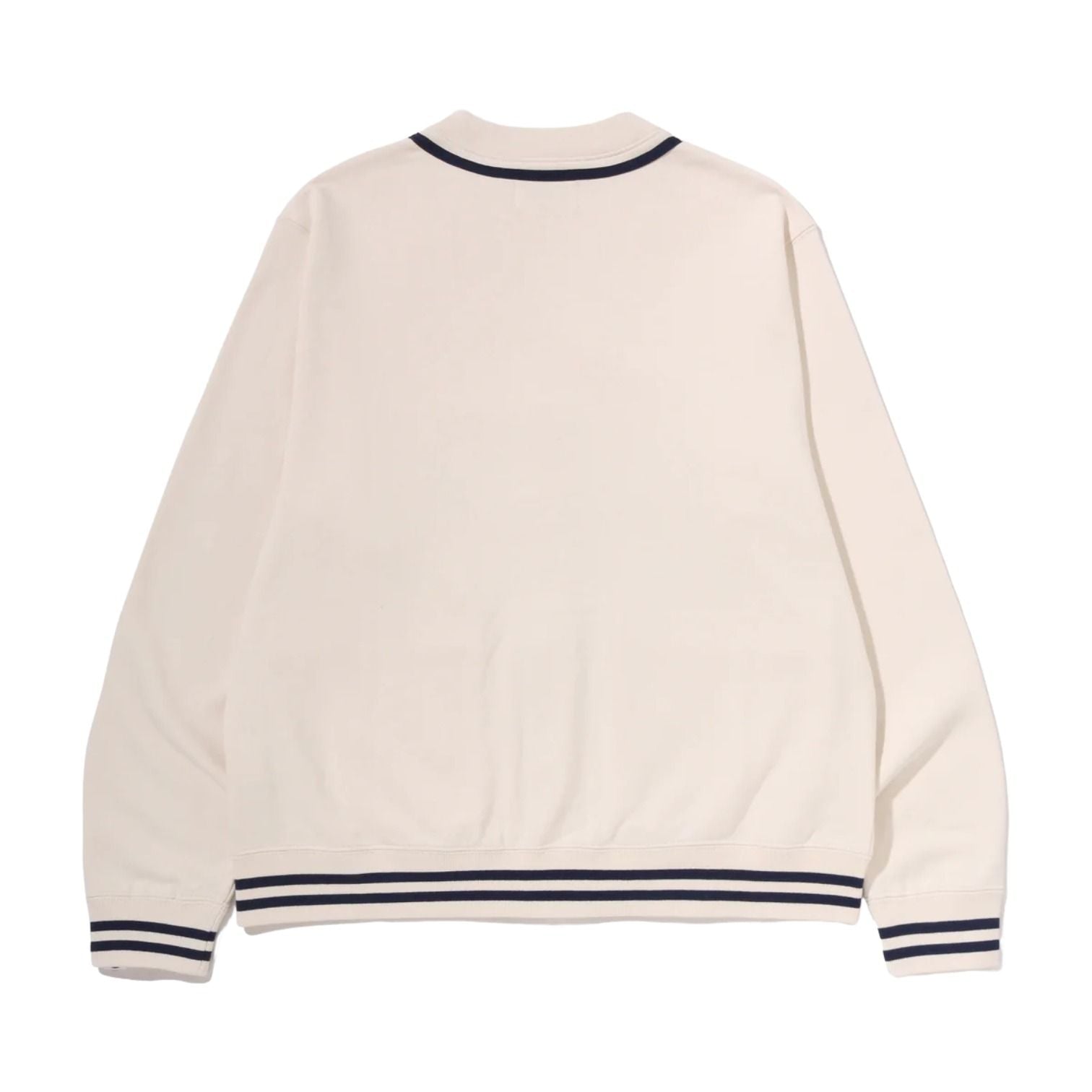 A Bathing Ape BAPE Sweat Cardigan 'Ivory' 0ZXKNM001151RIVX