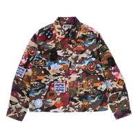 A Bathing Ape Hybrid Camo Multi Badge Jacket 'Multicolor' 0ZXLJM313401RMLX
