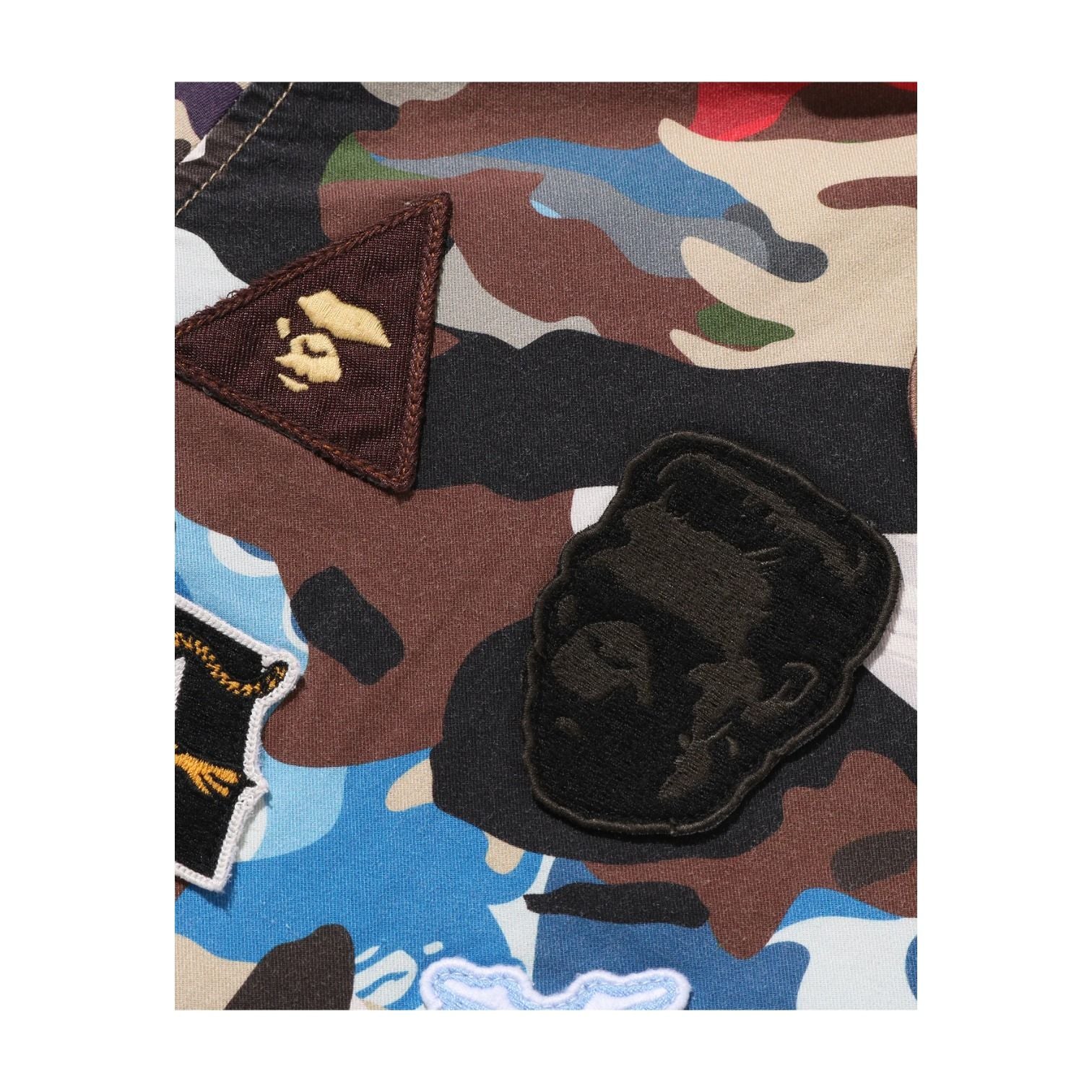 A Bathing Ape Hybrid Camo Multi Badge Jacket 'Multicolor' 0ZXLJM313401RMLX