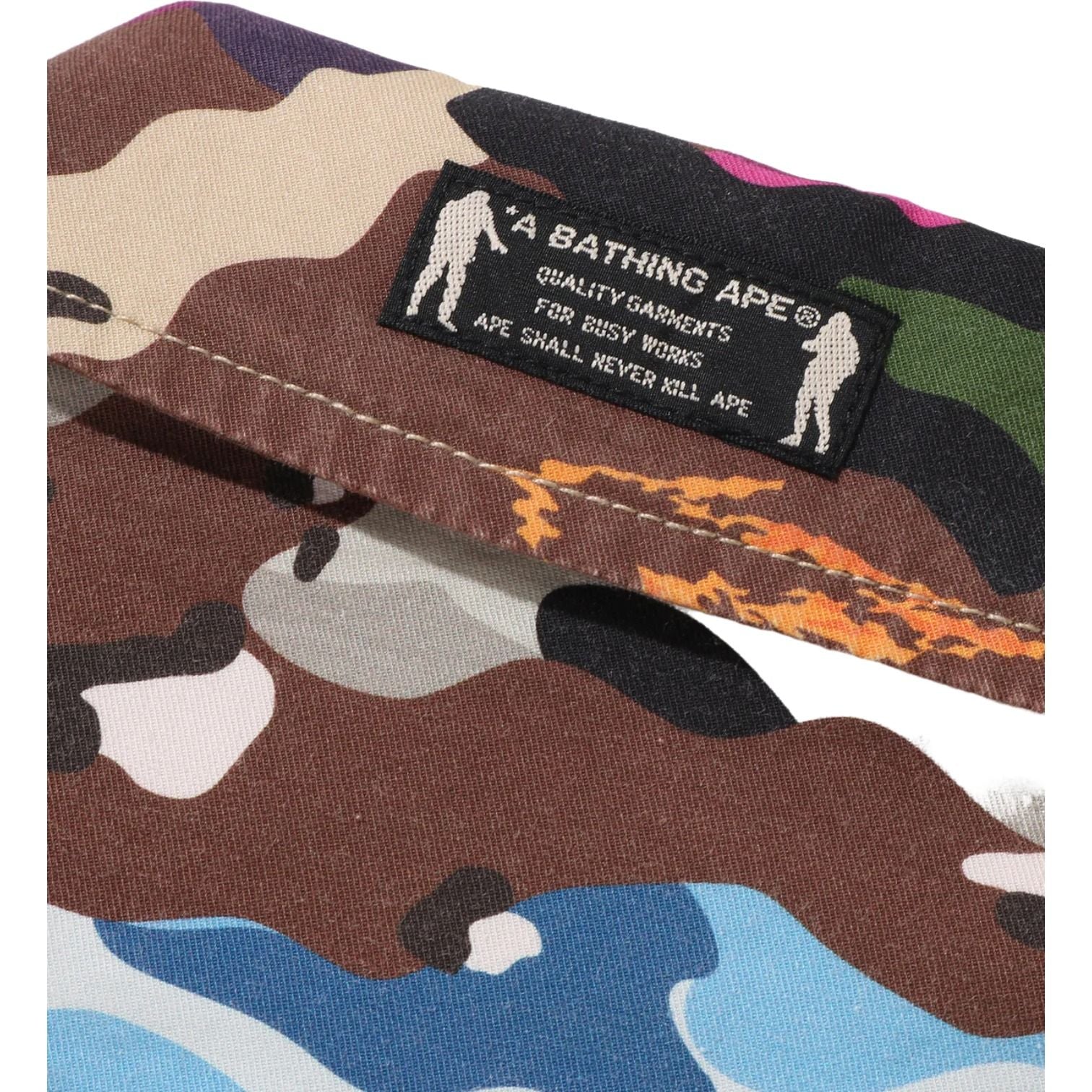 A Bathing Ape Hybrid Camo Multi Badge Jacket 'Multicolor' 0ZXLJM313401RMLX