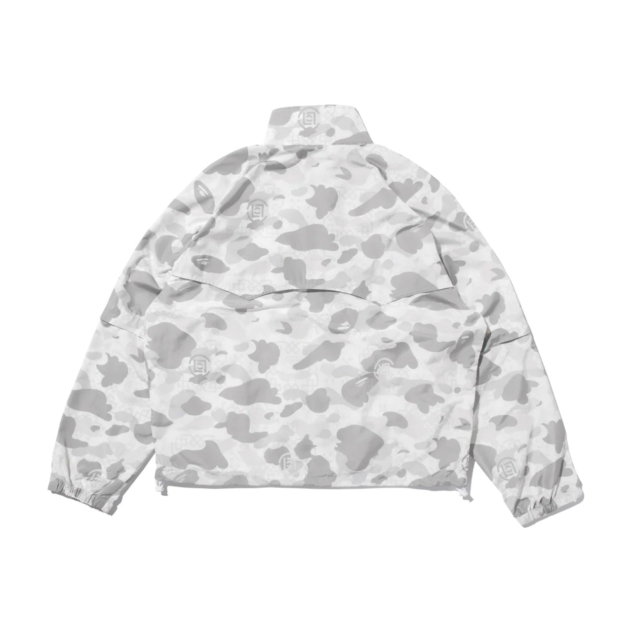 BAPE X Clot Camo Sleeve Detachable Rain Jacket 'White' 0ZXLJM911401P-WHT