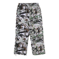 A Bathing Ape Hybrid Camo Ape Face Logo Relaxed Fit Sweatpants 'Green' 0ZXPTM316521RGRD