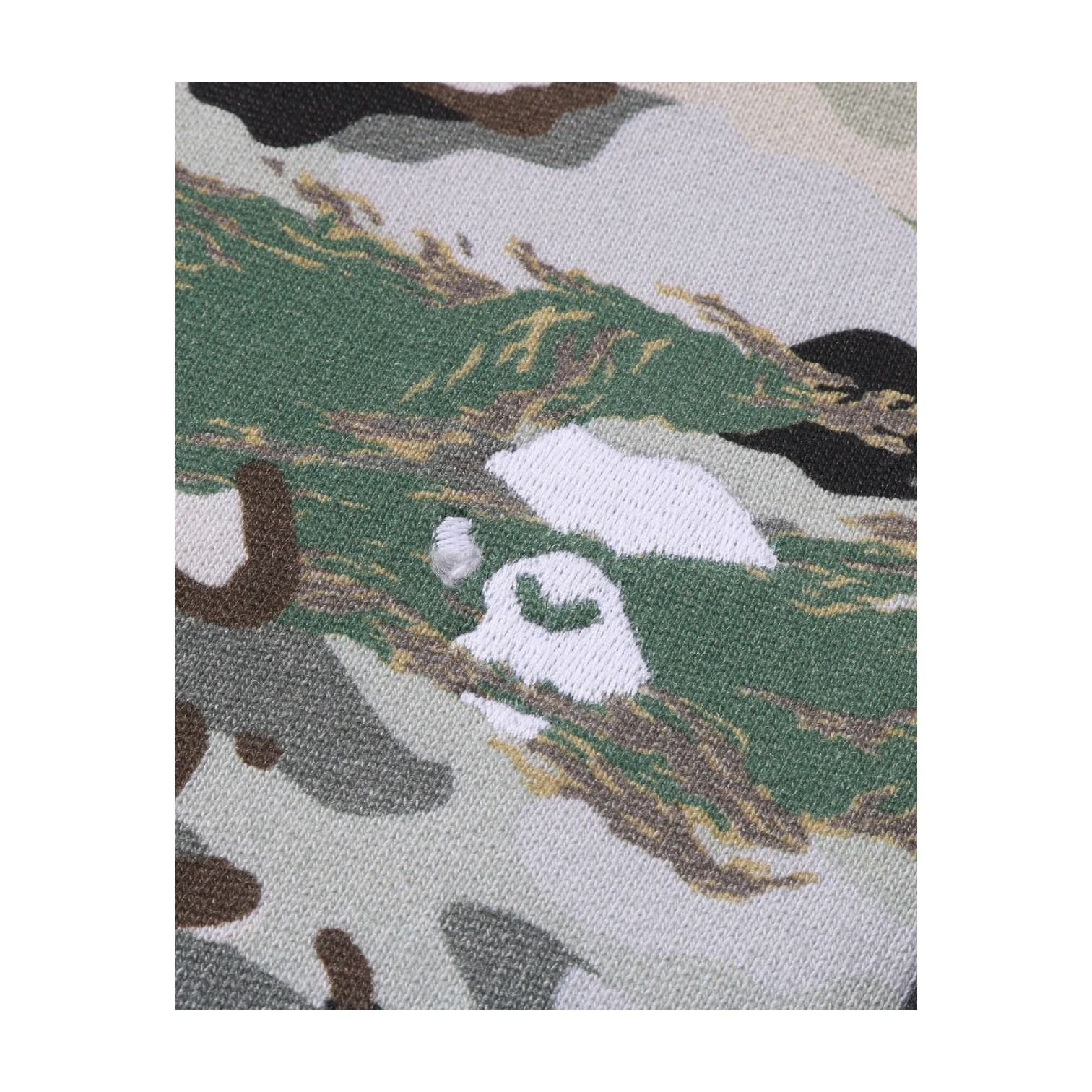 A Bathing Ape Hybrid Camo Ape Face Logo Relaxed Fit Sweatpants 'Green' 0ZXPTM316521RGRD
