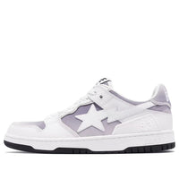 (WMNS) A Bathing Ape SK8 Sta #4 'White Purple' 0ZXSHW291058LWHE