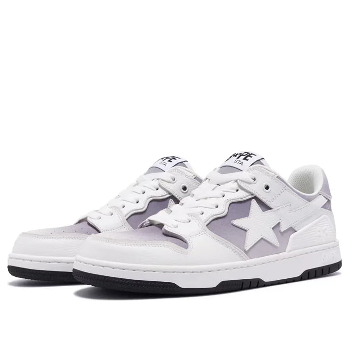 (WMNS) A Bathing Ape SK8 Sta #4 'White Purple' 0ZXSHW291058LWHE