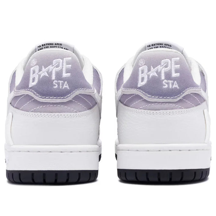 (WMNS) A Bathing Ape SK8 Sta #4 'White Purple' 0ZXSHW291058LWHE