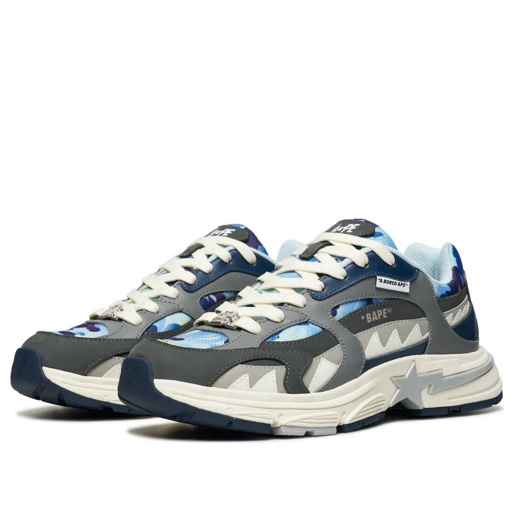 A Bathing Ape x Bored Ape Yacht Club Shark STA M2 'Blue Multi' 1K73-191-913-BLU