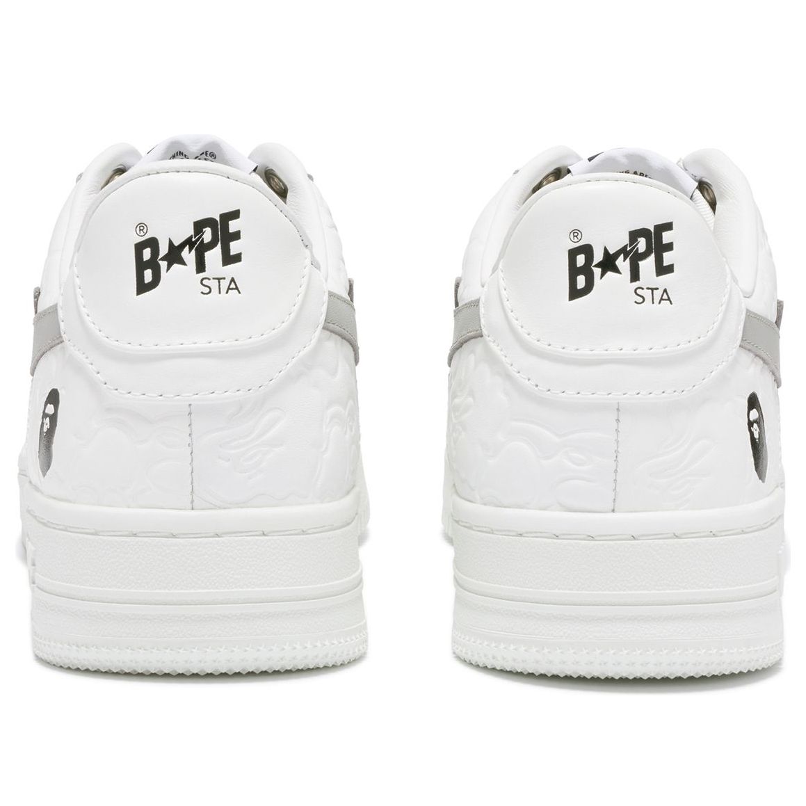 (WMNS) A Bathing Ape Bape Sta #3 'White Silver' 0ZXSHW291052LWHE