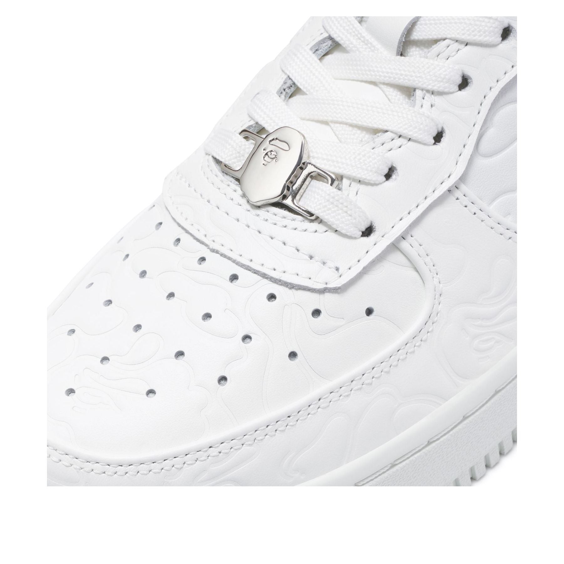 (WMNS) A Bathing Ape Bape Sta #3 'White Silver' 0ZXSHW291052LWHE
