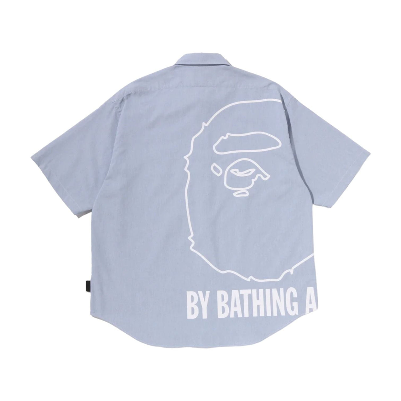 A Bathing Ape Big College Shirt 'Blue' 0ZXSRMX00232QBLX