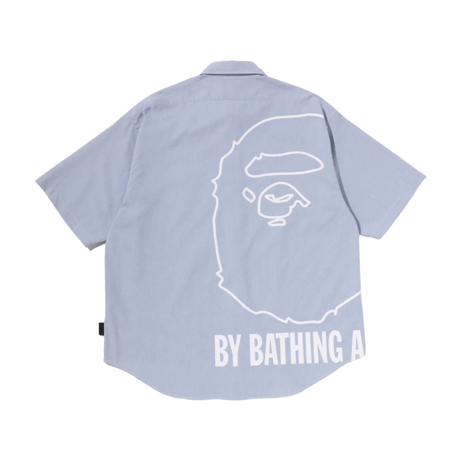 A Bathing Ape Big College Shirt 'Blue' 0ZXSRMX00232QBLX