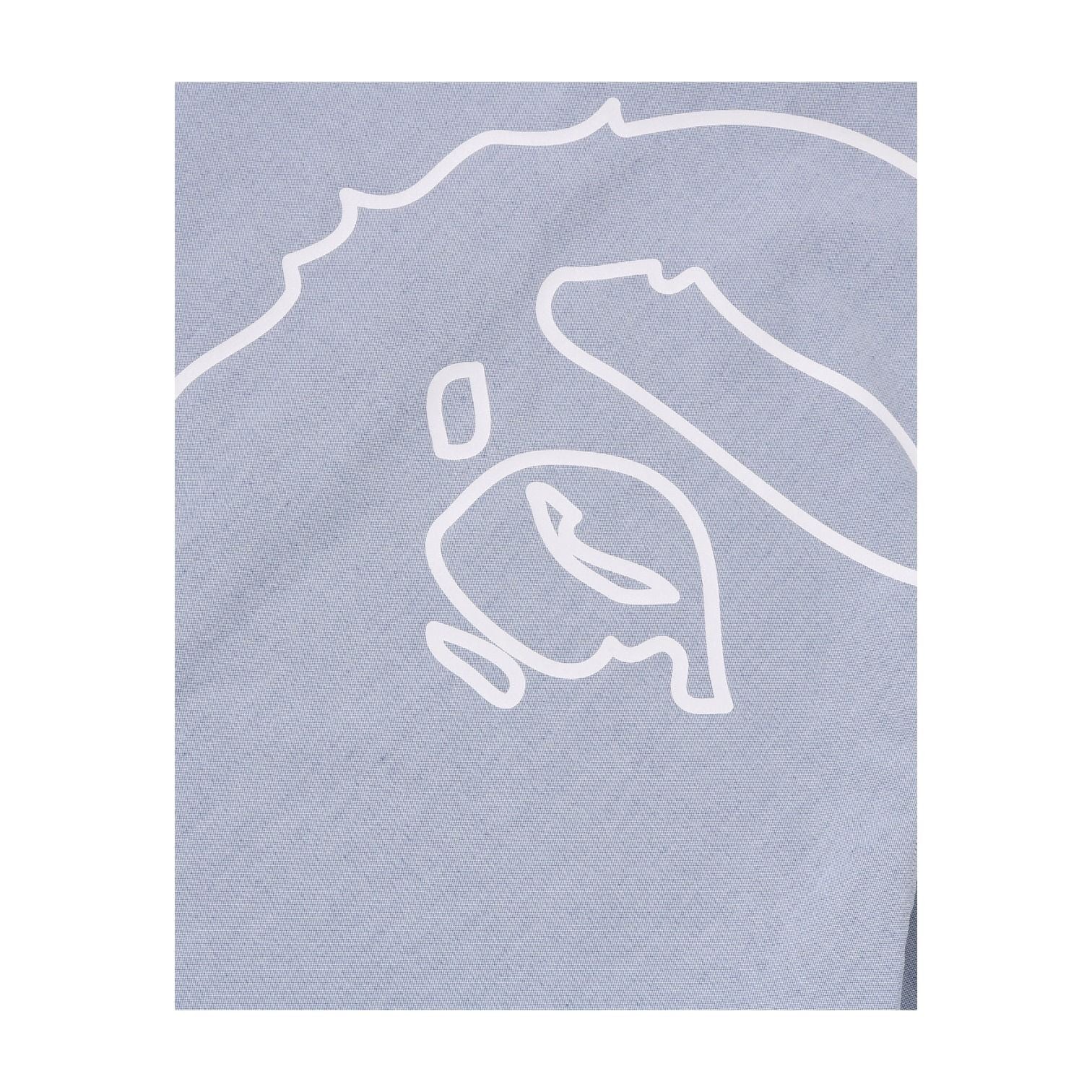 A Bathing Ape Big College Shirt 'Blue' 0ZXSRMX00232QBLX