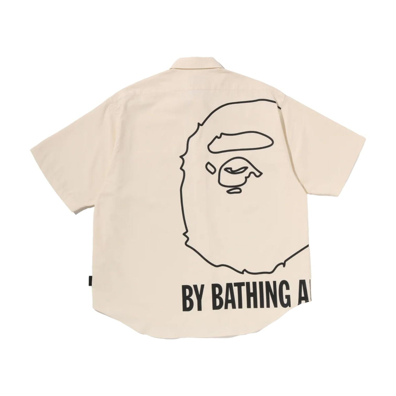 A Bathing Ape Big College Shirt 'Ivory' 0ZXSRMX00232QIVX