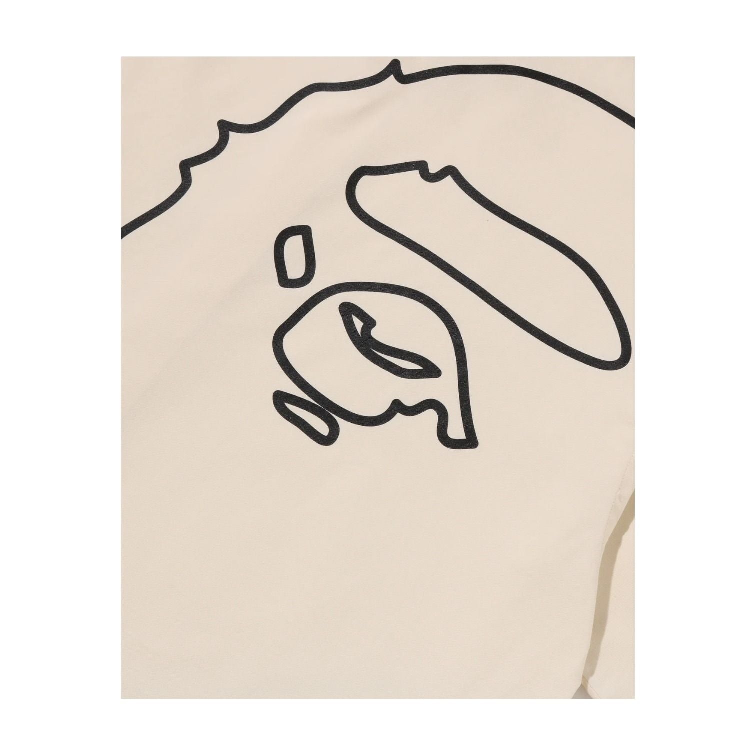 A Bathing Ape Big College Shirt 'Ivory' 0ZXSRMX00232QIVX