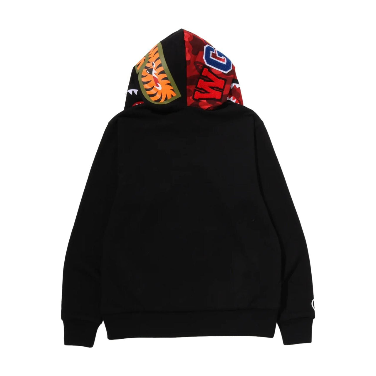 A Bathing Ape Color Camo Reversible Shark Full Zip Hoodie 'Red' 0ZXSWM004151QRDX