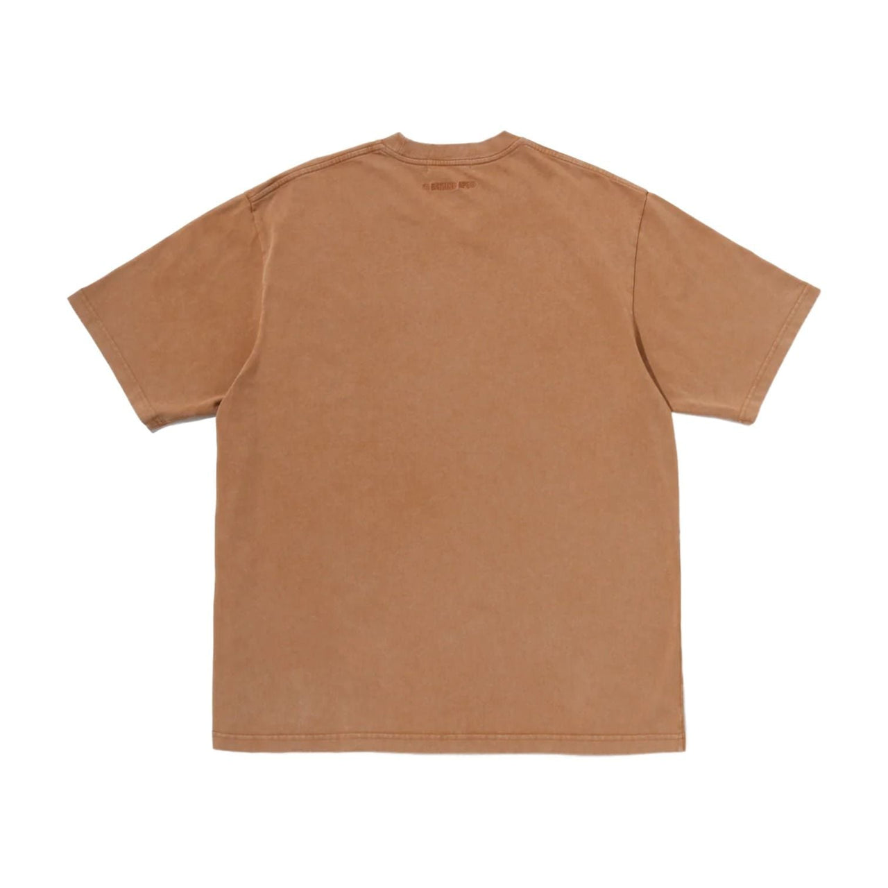 A Bathing Ape Garment Dyed One Point Relaxed Fit T-Shirt 'Brown' 0ZXTEM303091RBWX